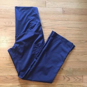Maternity scrubs navy blue pants XS